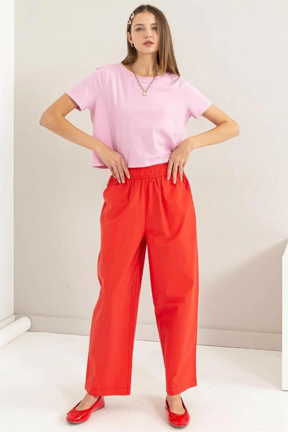 HYFVE Round Neck Cropped T-Shirt - Love Salve